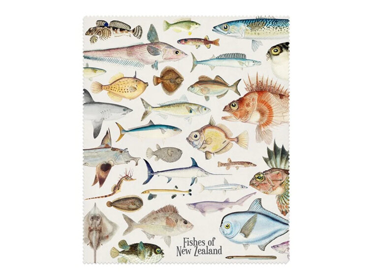 100% NZ - Fishes of New Zealand Microfibre Lens Cloth