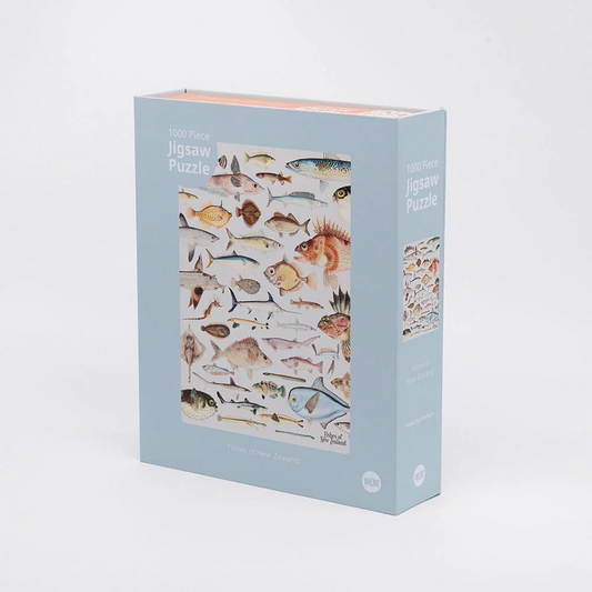 100% NZ - Fishes of NZ Jigsaw Puzzle Box