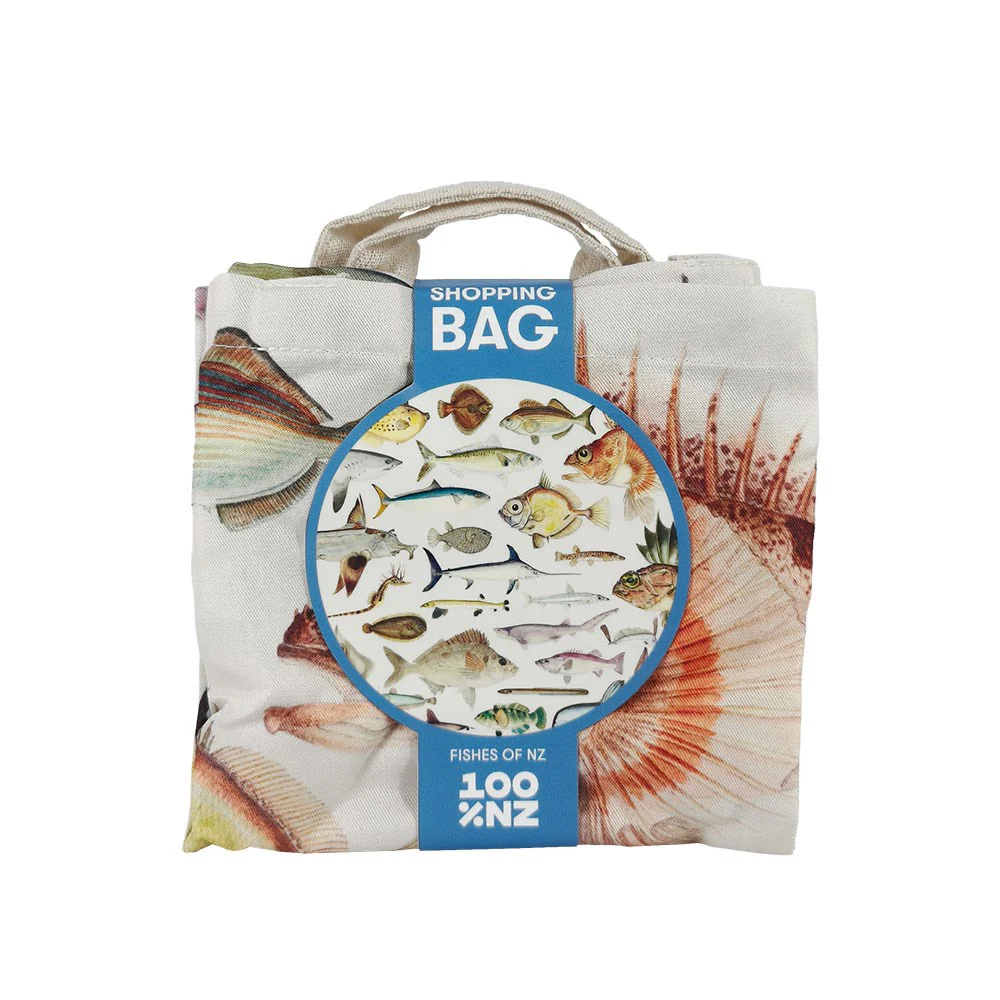 100% NZ - Fishes of New Zealand Shopping Bag
