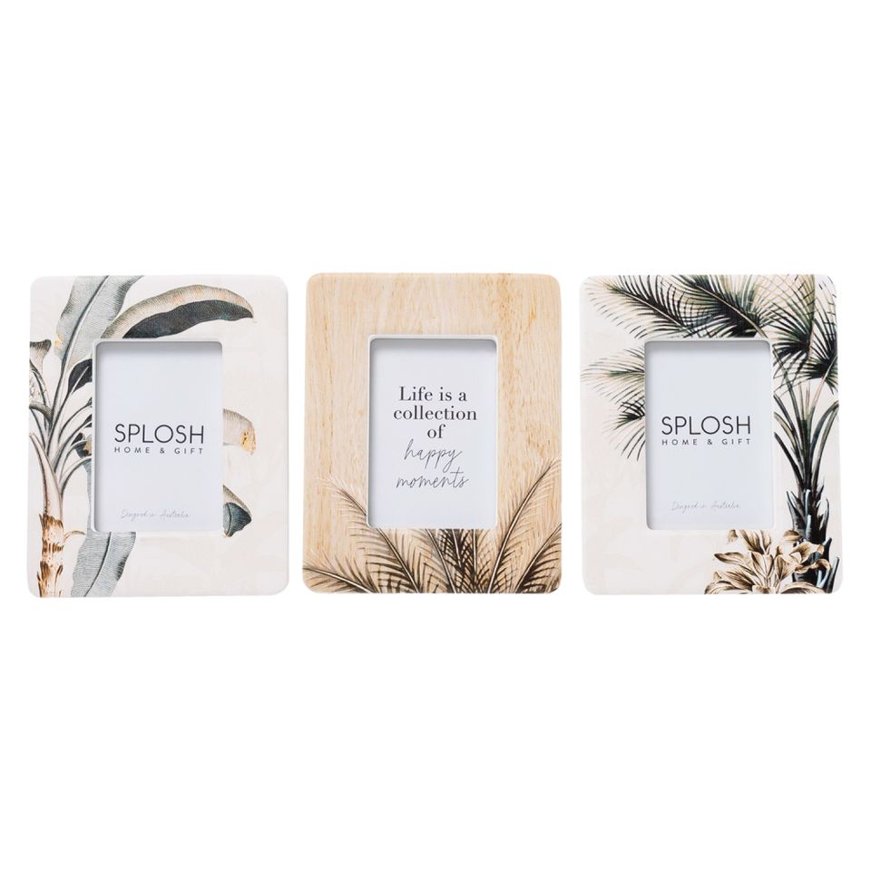 Splosh Photo Frame -  Exotic Mini Ceramic Frame Set of 3