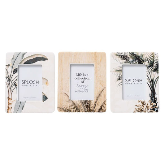 Splosh Photo Frame -  Exotic Mini Ceramic Frame Set of 3