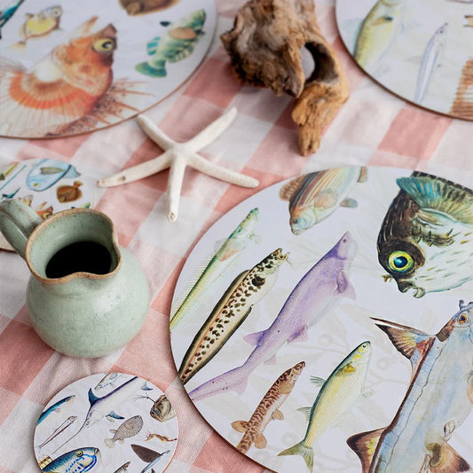 100% NZ - Placemats - Fishes of NZ Box of 6 Placemats