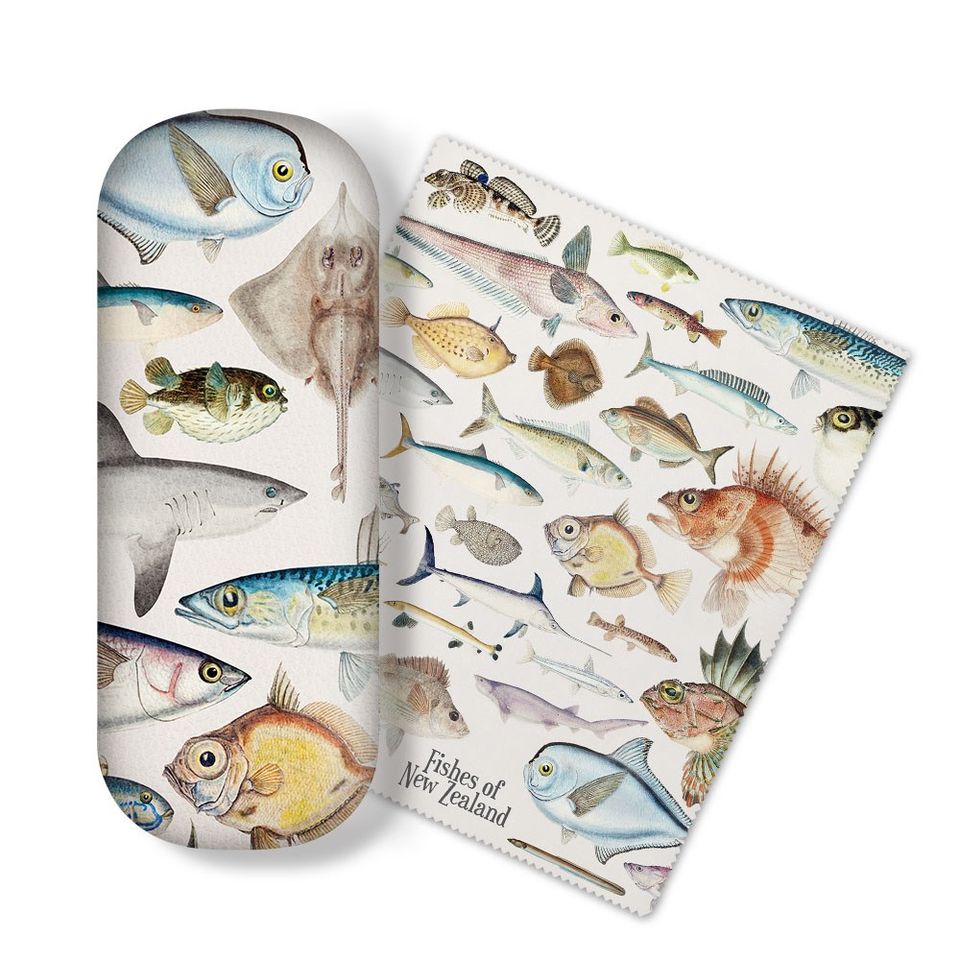 100% NZ - Glasses Case - Fishes of NZ Glasses Case