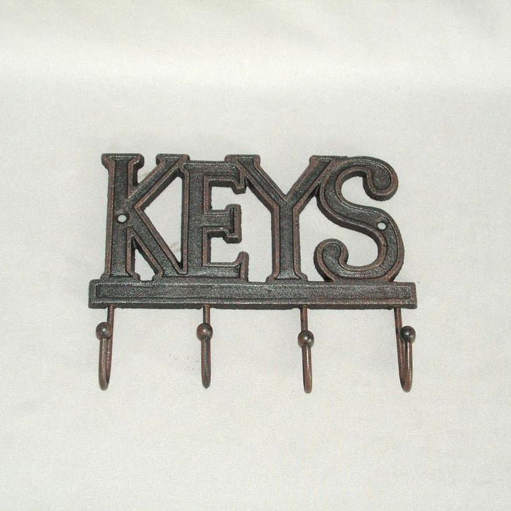 Cast Iron - Keys with 4 hooks