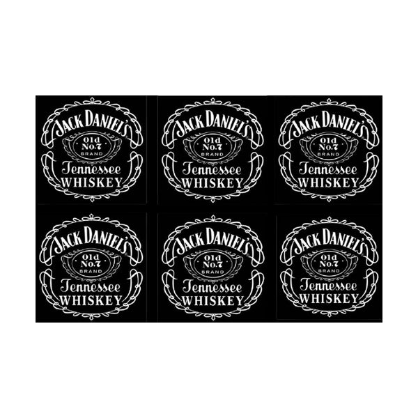 GET POSH - Coasters - Jack Daniels Set of 6