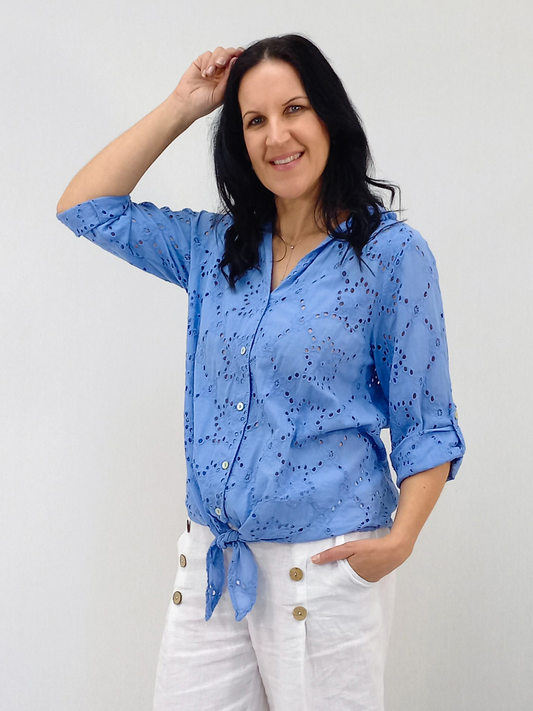 Aida Rose - Cloe Schiffy Button Up