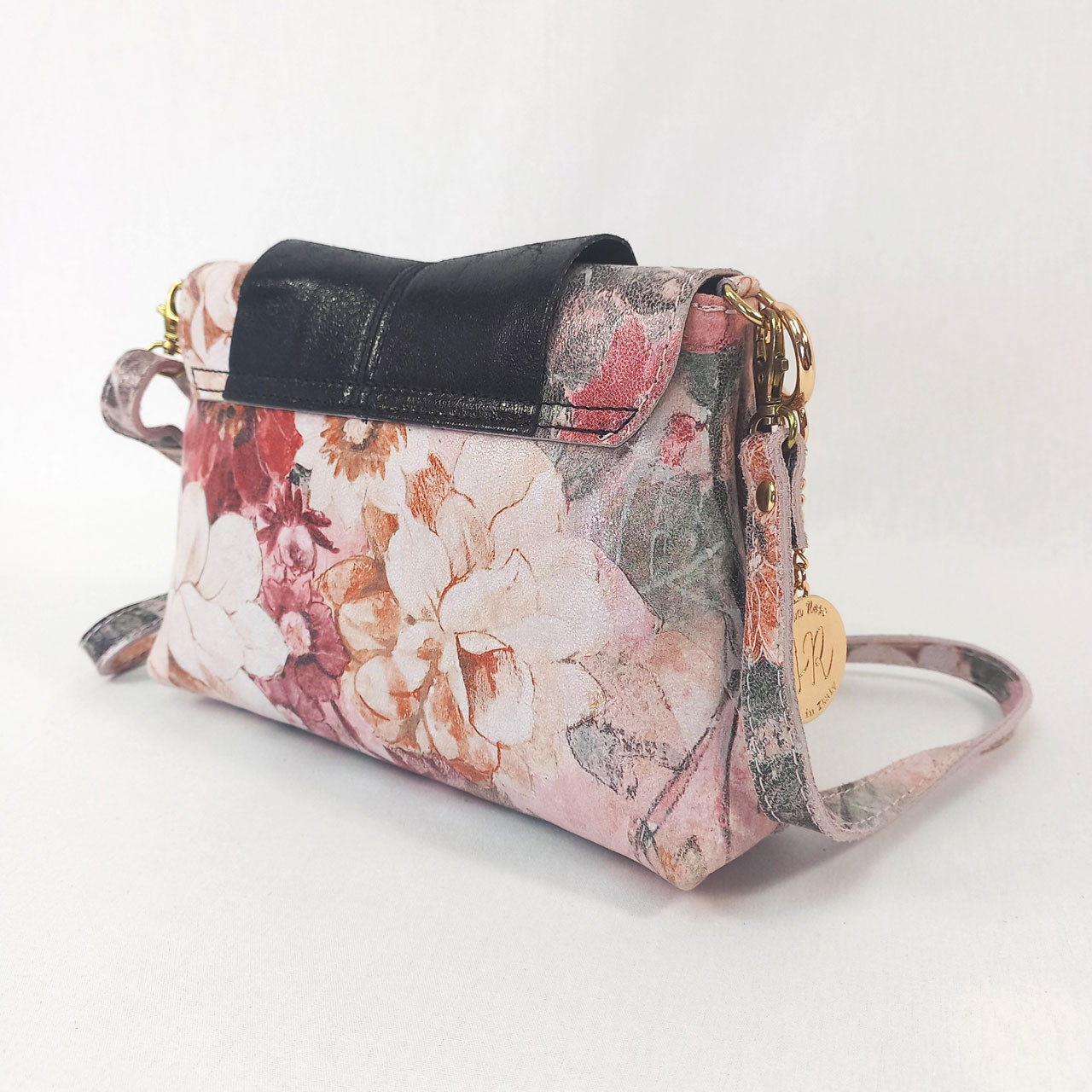 Aida Rose Rosaria - Italian Leather Crossbody