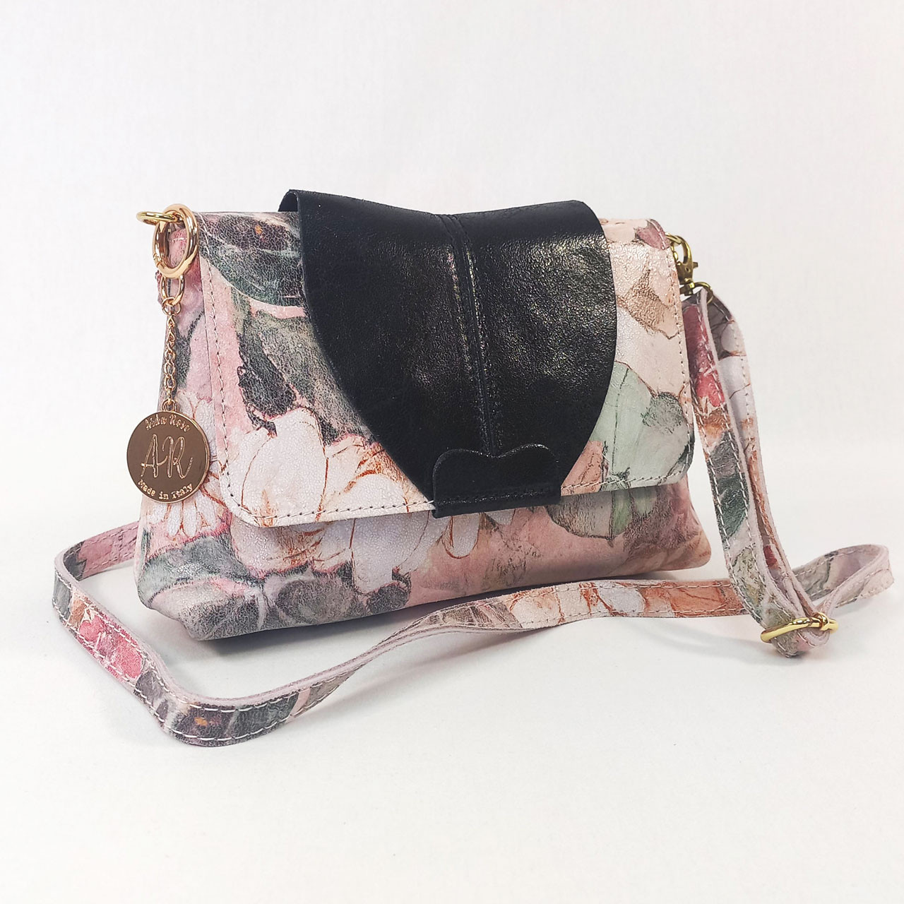 Aida Rose Rosaria - Italian Leather Crossbody