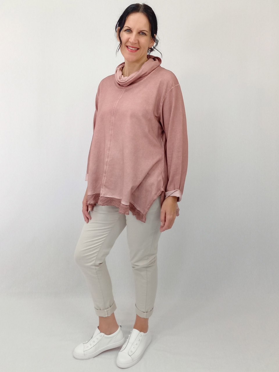 Aida Rose - Lauretta Cowl Neck Top