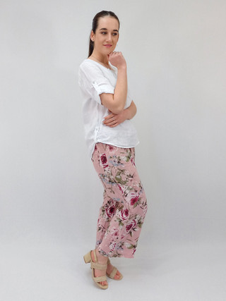 Aida Rose - Relaxed Pants Floral