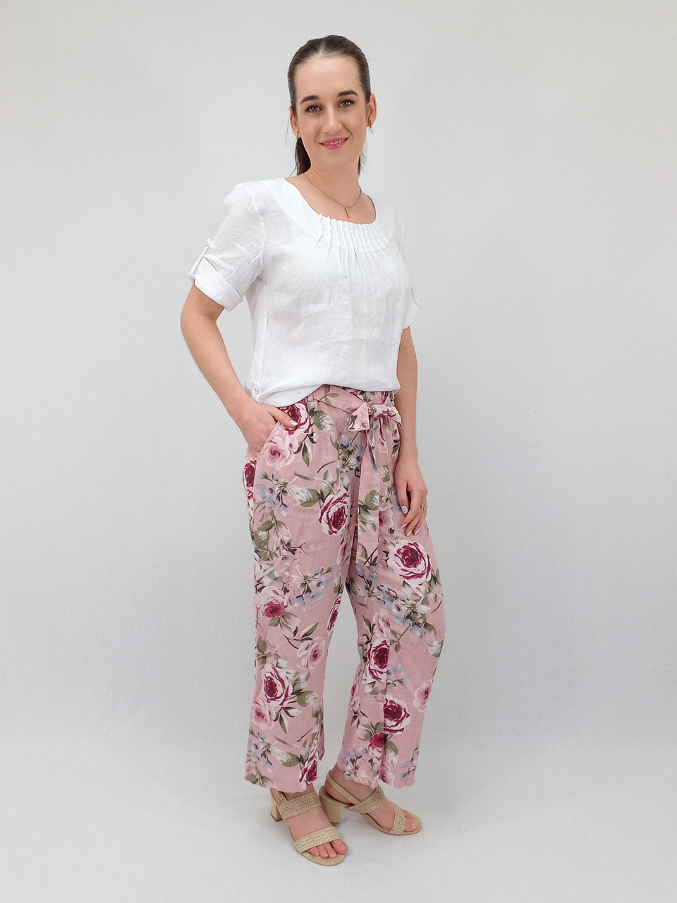 Aida Rose - Relaxed Pants Floral