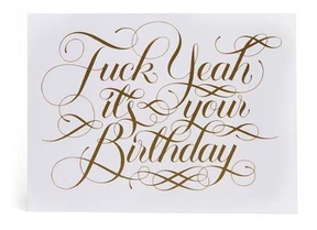 Calligraphuck Cards - Fan-Fu*king-Tastic Notecards