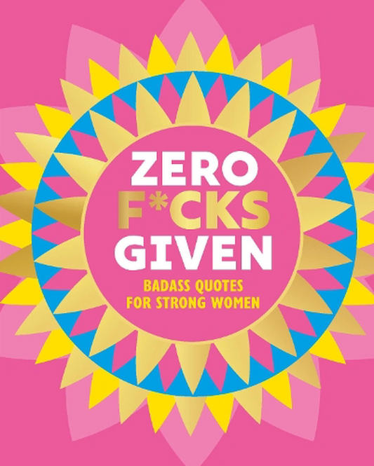 Books - Zero F*cks Given by Orange Hippo! - Hardcover
