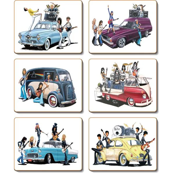 Placemats - Classic Rock Set of 6