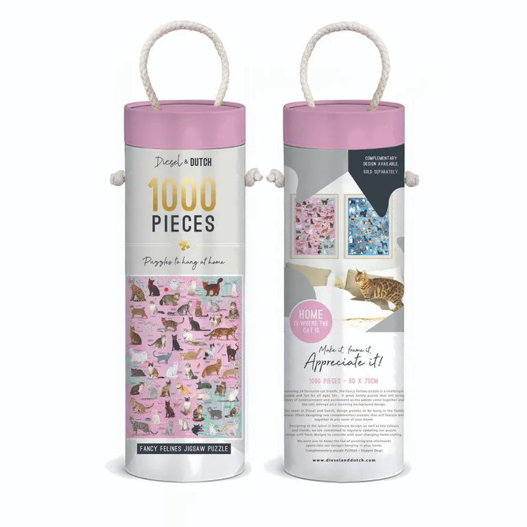 Fancy Felines 1000pc Wall Puzzle
