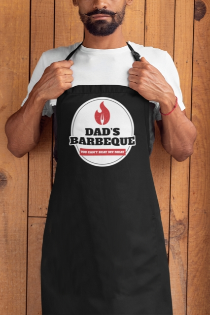 Disrupted Industries Apron - Dad's Barbeque You Can't Beat My Meat