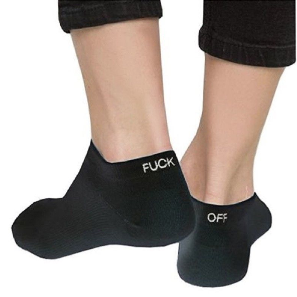 Disrupted Industries Ankle Socks - F*ck Off