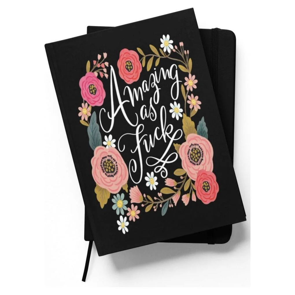 Disrupted Industries Motivational Notebook - Amazing As F*ck