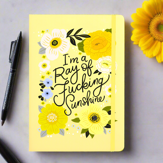 Disrupted Industries Motivational Notebook - I'm A Ray of F*cking Sunshine