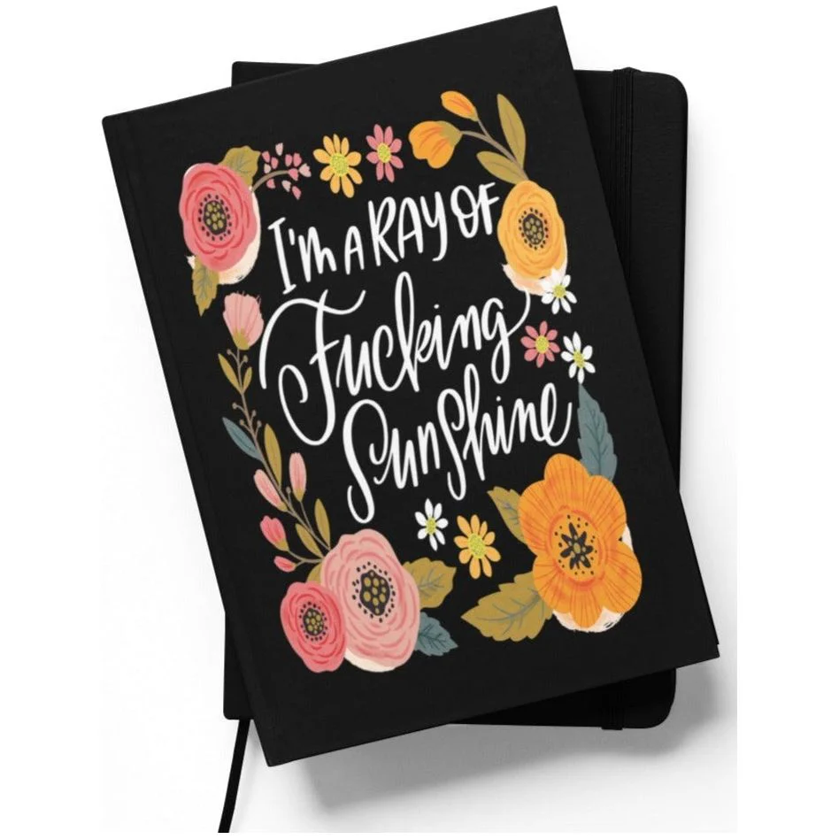 Disrupted Industries Motivational Notebook - I'm A Ray Of F*cking Sunshine