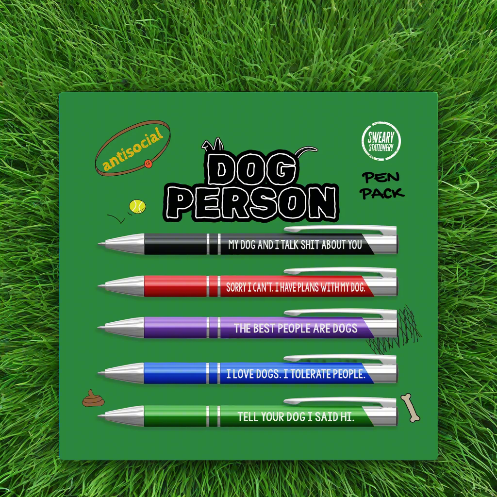 Disrupted Industries - Anti-Social Dog Person Pen Pack