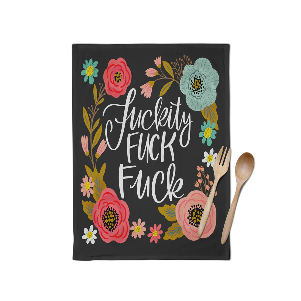 Disrupted Industries Tea Towel - F*ckity Fuck F*ck