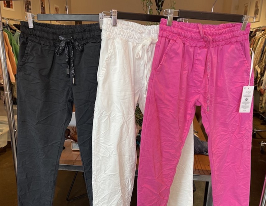 Elizabeth Scott Made In Italy - Plain White Pants