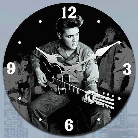 GET POSH - Wall Clock - Elvis