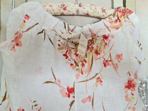 Helga May - Vanilla Aika Rose Linen Sequin Star Pants