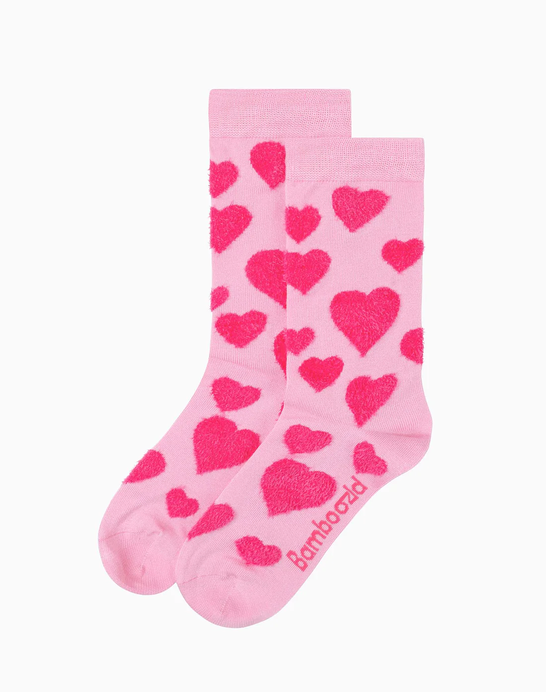 Socks Ladies - Feel the Love Bamboo Sock Card - Pink W2-8