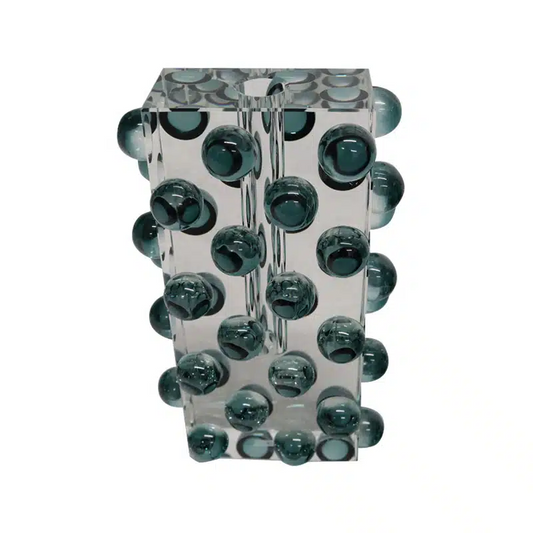 Le Forge - Crystal Durland Vase 20cm Blue