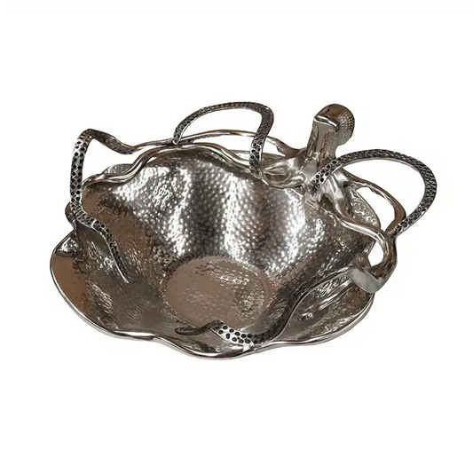 Le Forge - Aluminium Octopus/Hammered Bowl