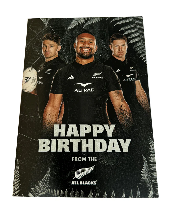 All Blacks Official Merchandise - Birthday Cards for the Ultimate Fan
