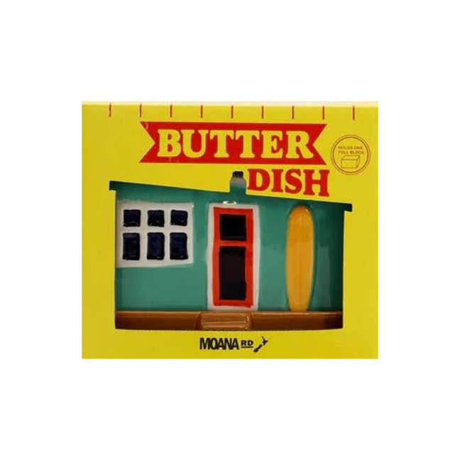 Moana Road - Ceramic Butter Dish - Classic Kiwi Bach