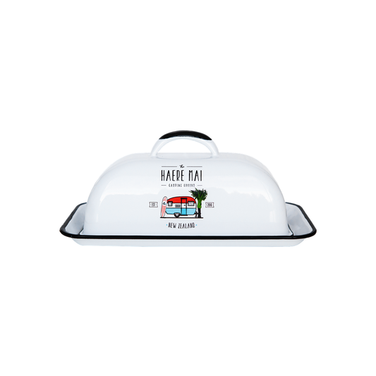Moana Road - Enamel Butter Dish