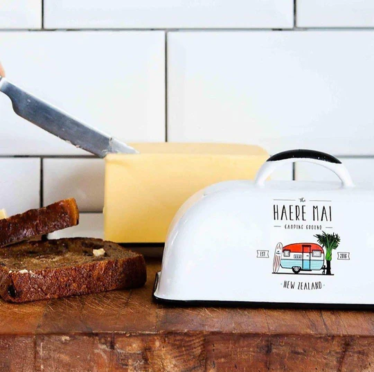 Moana Road - Enamel Butter Dish