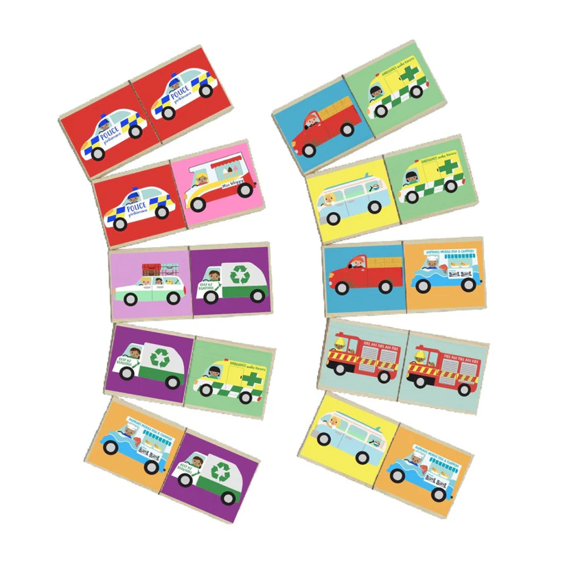 Moana Road Dominoes - Kiwiana Vehicles