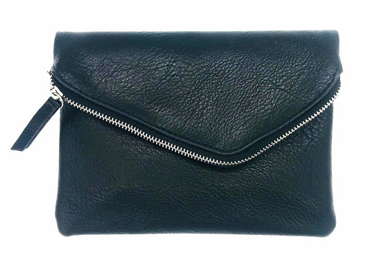 Moana Road Clutch Bag - Grey Lynn Black