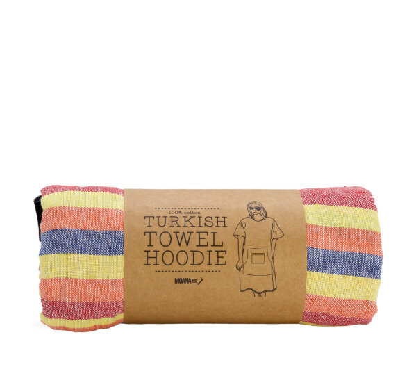 Moana Road - Turkish Towel Hoodie - Multicolour