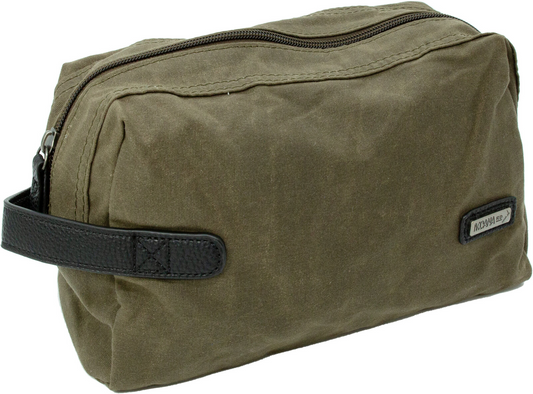 Moana Road Toilet Bag - Oilskin Olive