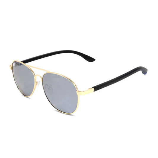 Moana Road - Sunnies Aviator Wolfman Silver Lens 3900