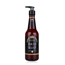 Accentra AC Brew Hand Soap in Beer Bottle Look, 330 ml Hand Soap in Pump Dispenser, Liquid Soap, Oak & Citrus Fragrance, Refillable