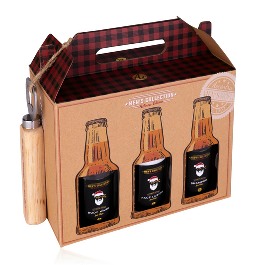 Men's Collection Gift Set Six Pack plus Bottle Opener