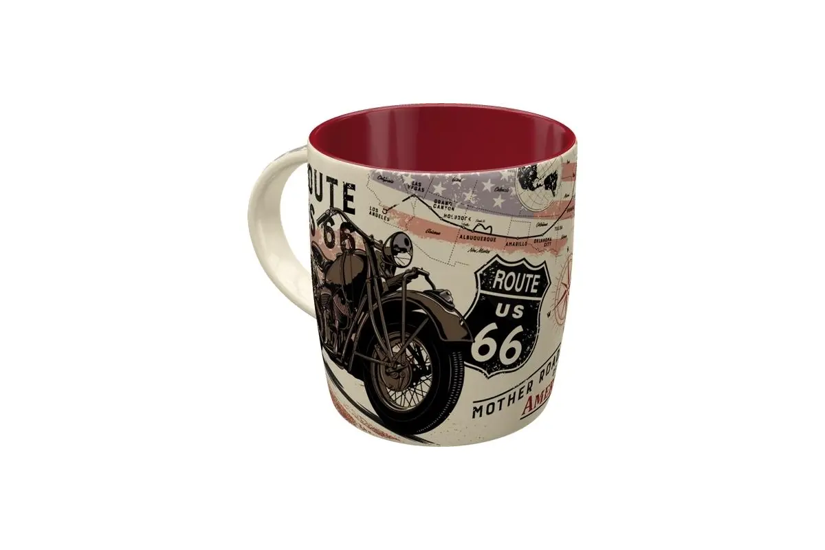 Mugs - Nostalgic Art - Route 66 Bike Map