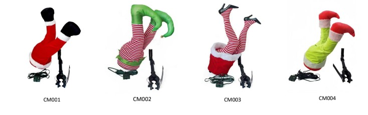 Prestige Trenz International - Christmas Animated Kicking Legs