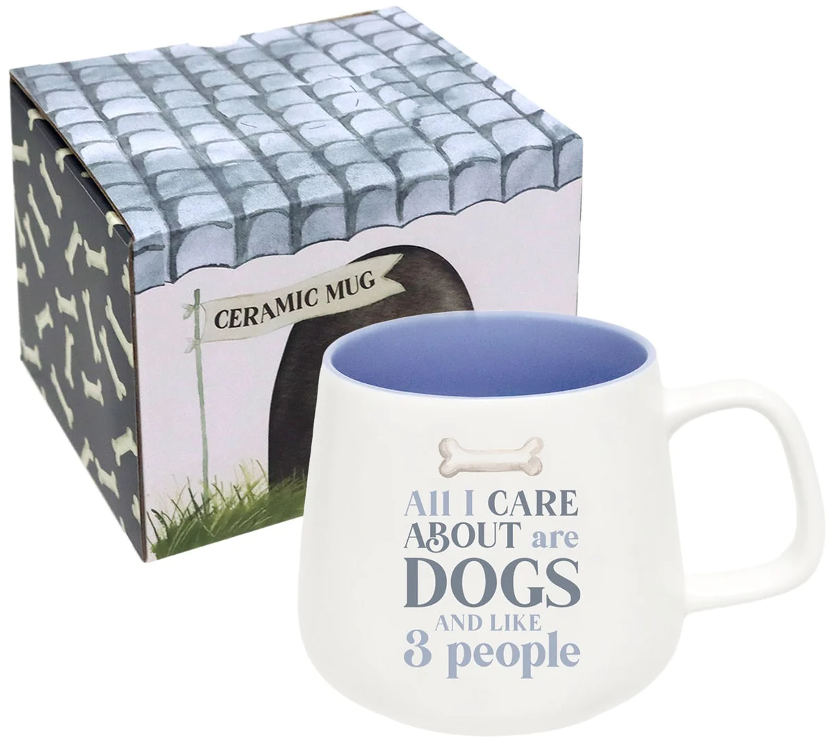Splosh Mug - All I Care About Dogs and 3 People