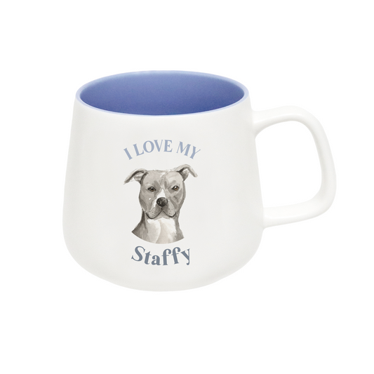 Splosh Mug  - I Love My Staffy
