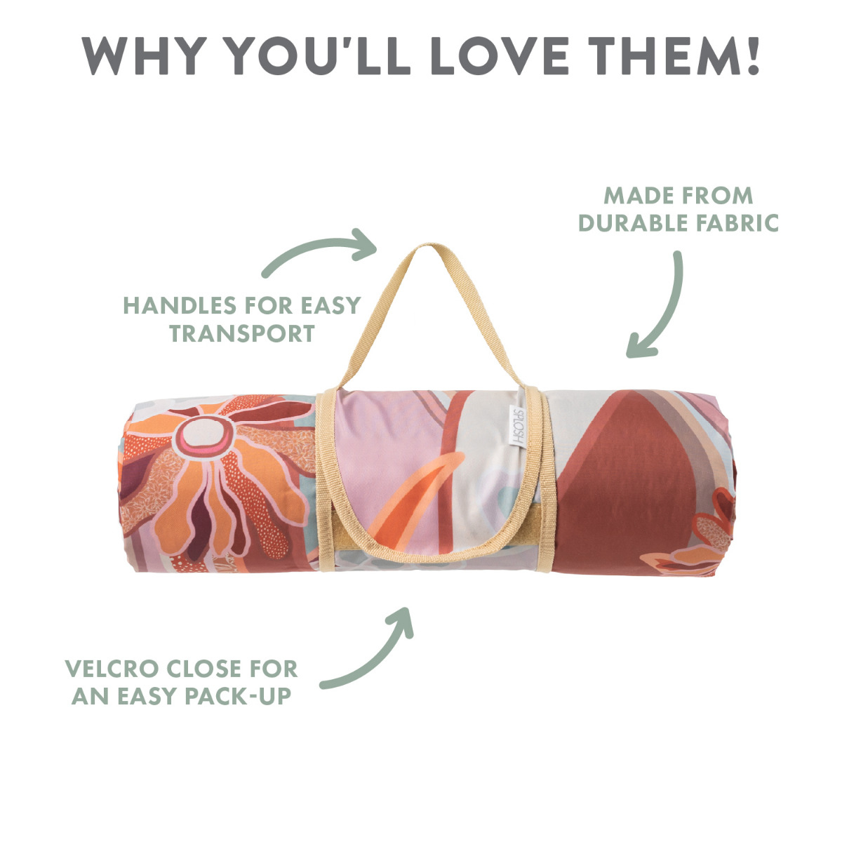 Splosh Picnic Mat - Abstract