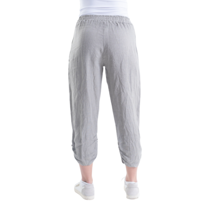 Vera May - Italian Linen Pants Taupe