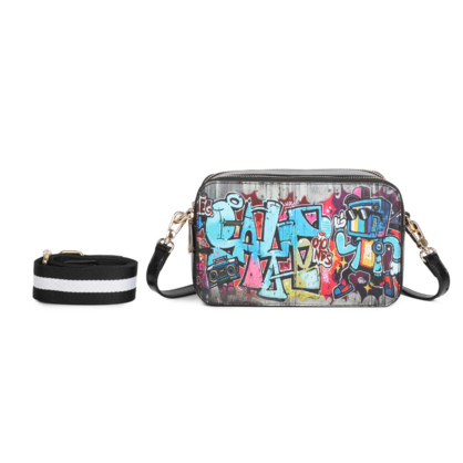 Vera May - Huda Black Vegan Fashion Handbag